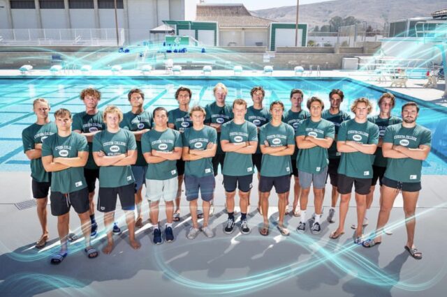 2023-2024 Cuesta Men’s Water Polo Team. Photo from Cuesta College Instagram